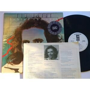 Tim Moore Behind The Eyes Promo Vinyl Record Hype Sticker Lyric Sheet 1975 Rock